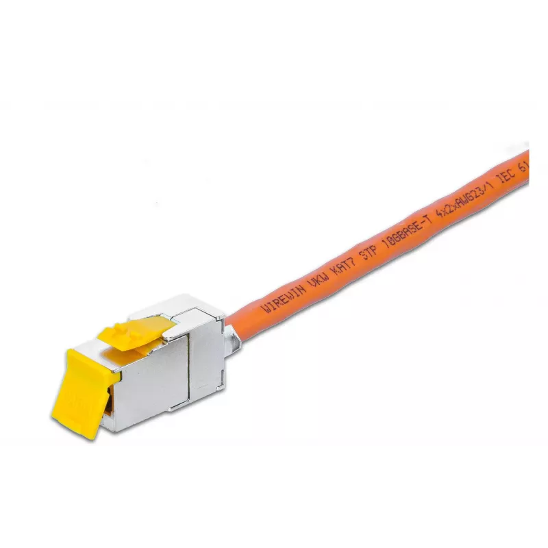 Wirewin WKS JACK KAT6A SLIM 12 modulo keystone schermato Cat6A 10 Gigabit Ethernet, confezione da 12