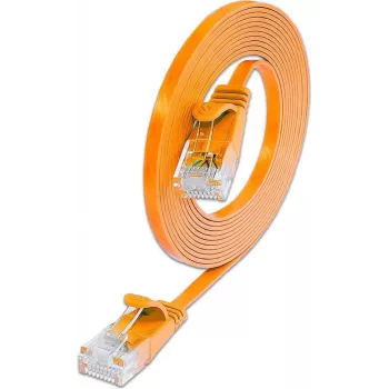 Wirewin cavo patch Ethernet slim Cat.6 U/UTP 1 m arancione PKW-SLIM-KAT6 1.0 OR