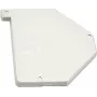 Wirewin WKS copertura per guida DIN destra - copertura in plastica per supporto keystone per guida DIN, grigio chiaro