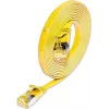 Wirewin cavo patch Ethernet slim Cat6A U/FTP piatto giallo 1 m 10Gbps PKW-STP-SLIM-K6A 1.0 GE
