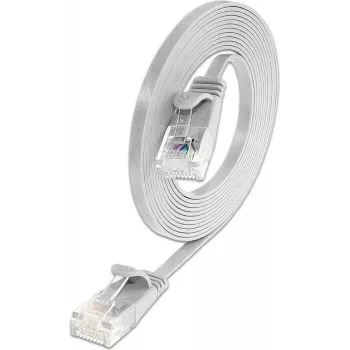 Wirewin Cavo patch Slim Cat.6 U/UTP 0,1 m bianco PKW-SLIM-KAT6 0.1 WS
