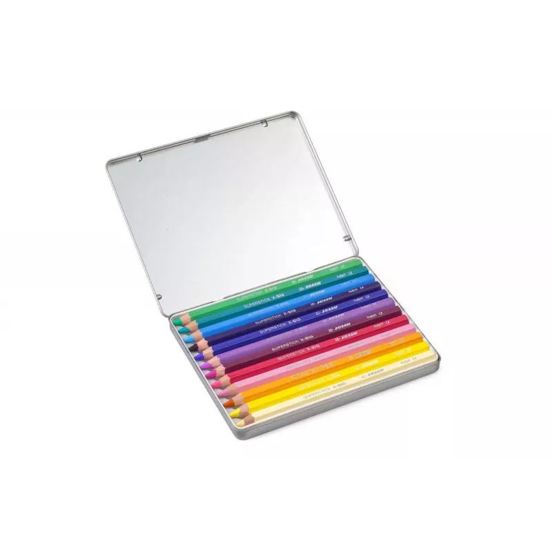 JOLLY X-BIG CANDYCOLOURS matite colorate, colori misti, 12 pezzi (3099-0137)