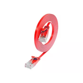 Wirewin Cavo patch Ethernet Slim Cat.6 U/UTP 0,5 m rosso PKW-SLIM-KAT6 0.5 RT