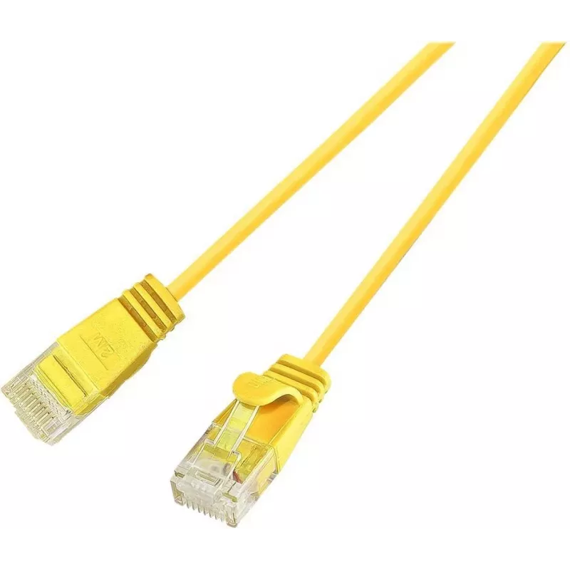 Wirewin Cavo patch Cat.6 SLIM-Light, U/UTP, 0,15 m, giallo PKW-LIGHT-K6 0.15 GE