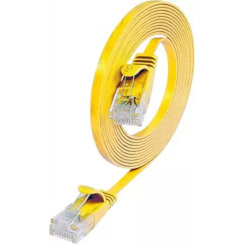 Wirewin Cavo patch SLIM U/UTP Cat6 giallo 0,75 m PKW-SLIM-KAT6 0.75 GE
