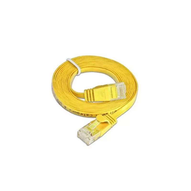 Wirewin Cavo patch SLIM U/UTP Cat6 giallo 0,75 m PKW-SLIM-KAT6 0.75 GE