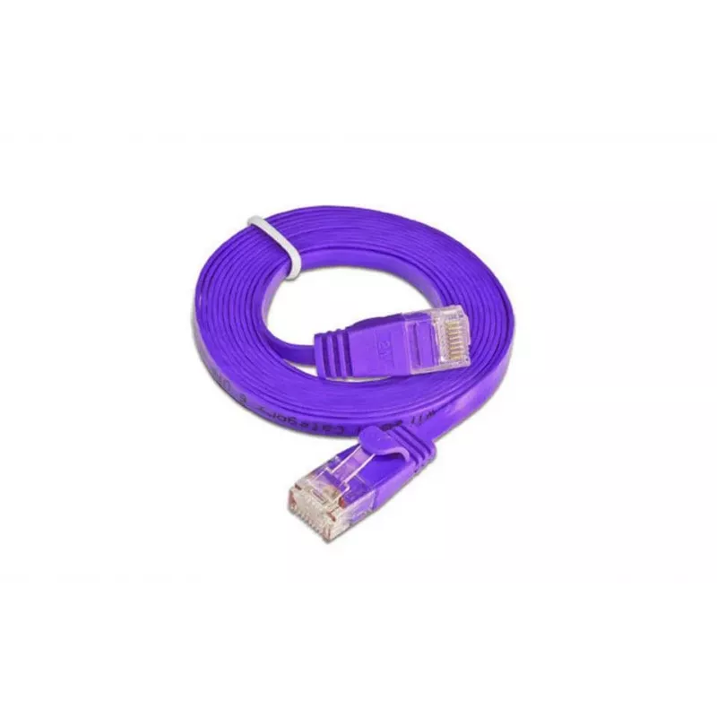 Wirewin Cavo patch Ethernet slim Cat6 U/UTP, 0,1 m, viola PKW-SLIM-KAT6 0.1 VT