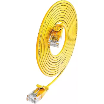 Wirewin SLIM UL6 1 GE - Cavo Cat.6 Slim-Light, U/UTP, 1,0 m, giallo (PKW-LIGHT-K6 1.0 GE)