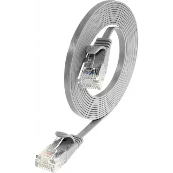 Wirewin Cavo patch SLIM UTP Cavo di rete grigio 15 m Cat6 U/UTP (PKW-SLIM-KAT6 15.0)