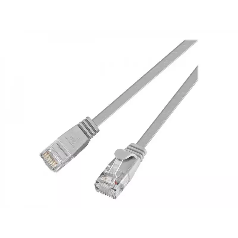 Wirewin Cavo patch SLIM UTP Cavo di rete grigio 15 m Cat6 U/UTP (PKW-SLIM-KAT6 15.0)