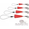 RUNPOTEC RUNP RUNPOFIX Set asole tira-cavo con gancio e cappuccio di protezione, 4 pezzi (10159)