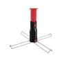 Runpotec Punta multifunzione per srotolatore cavi XBOARD, acciaio inox, diametro 72 mm, altezza 196 mm (20696)