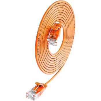 Wirewin SLIM UL6 3 OR - Cavo patch Cat.6 SLIM-Light, U/UTP, 3,0 m, arancione (PKW-LIGHT-K6 3.0 OR)