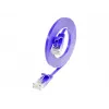 Wirewin Triotronik Cavo patch Cat6 U/UTP, 3 m, RJ45 su RJ45, connettore a connettore, rame, viola PKW-SLIM-KAT6 3.0 VT