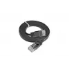 Wirewin Cat6 U/UTP cavo patch Ethernet slim, 7,5 m, nero PKW-SLIM-KAT6 7.5 SW