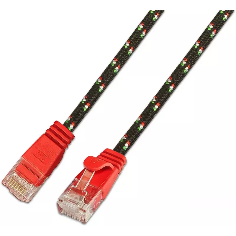 Wirewin SLIM Tough cavo patch UTP Cat6 U/UTP rosso 0,25 m RJ45 PKW-TOUGH-K6 0.25 RT
