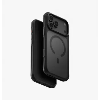 UNIQ Veren MagClick custodia di ricarica per iPhone 18 Pro Max / 17 Pro Max - Smoky Frost