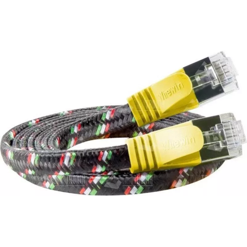 Wirewin Triotronik Cavo patch Cat6 1 m giallo U/FTP STP RJ45 PKW-TOUGH-STP-K6 1.0 GE