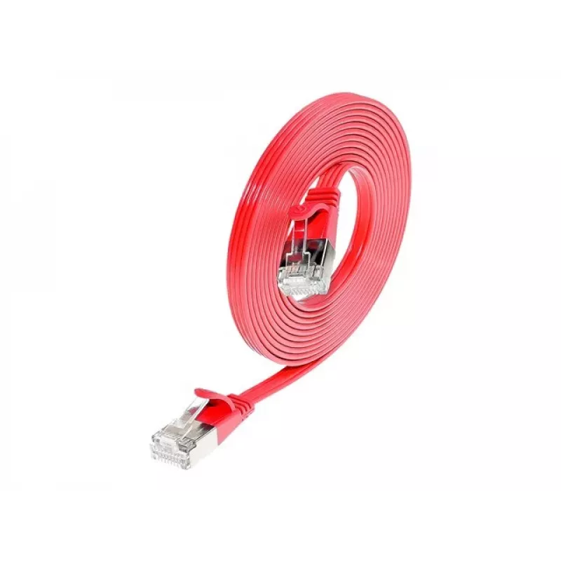 Wirewin Triotronik PKW-STP-SLIM-KAT6 5.0 RT Cat6 U/FTP cavo patch Ethernet slim, 5 m, nero