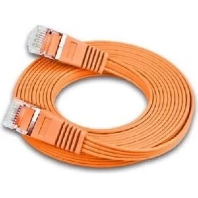 Wirewin Triotronik cavo patch Cat6 U/FTP 0,15 m, RJ-45 su RJ-45, arancione PKW-STP-SLIM-KAT6 0.15 OR