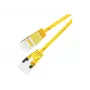 Wirewin cavo patch Slim Round U/FTP Cat 6a, 7,0 m, giallo, PoE, 10 Gbps PKW-LIGHT-STP-K6A 7.0 GE