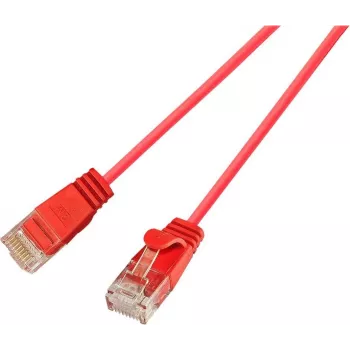 Wirewin Triotronik PKW-LIGHT-K6 1.5 RT cavo patch Cat6 U/UTP, 1,5 m, rosso