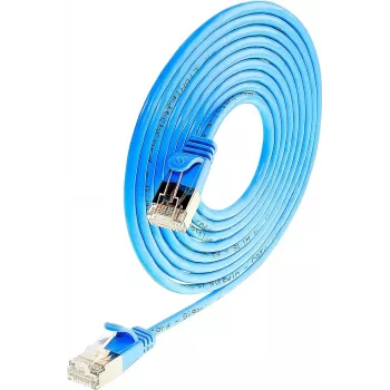 Wirewin Triotronik PKW-LIGHT-STP-K6 1.0 BL Cavo patch Cat6 STP, 1 m, blu