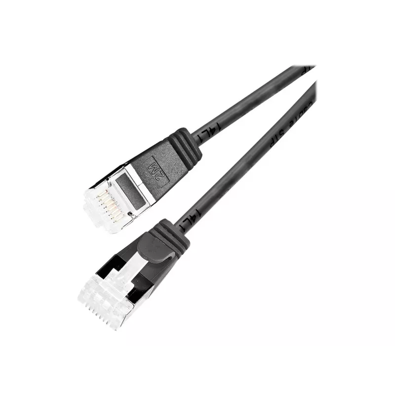 Wirewin Cavo patch slim U/FTP Cat 6a nero 7,0 m PKW-LIGHT-STP-K6A 7.0 SW