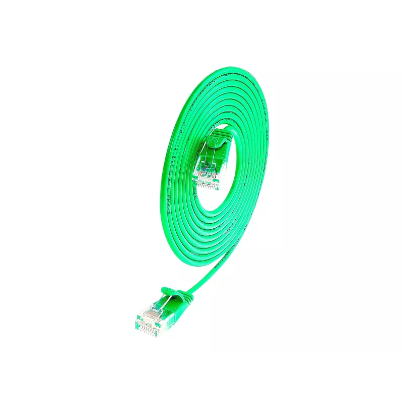 Wirewin SLIM UL6 1 GN - Cavo patch slim Cat.6, U/UTP, 1,0 m, verde PKW-LIGHT-K6 1.0 GN