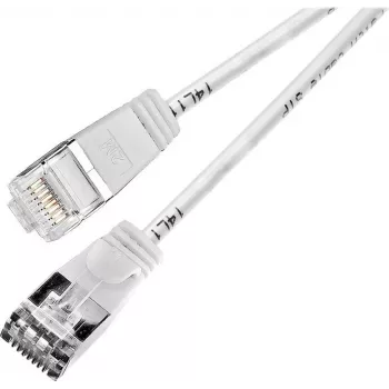 Wirewin Triotronik PKW-LIGHT-STP-K6 5.0 WS - Cavo patch Cat6 STP, connettore/connettore RJ-45, 5m, bianco