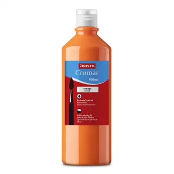 ARISTO Cromar Colore tempera liquido arancione 500 ml, 1 flacone (AR30910)