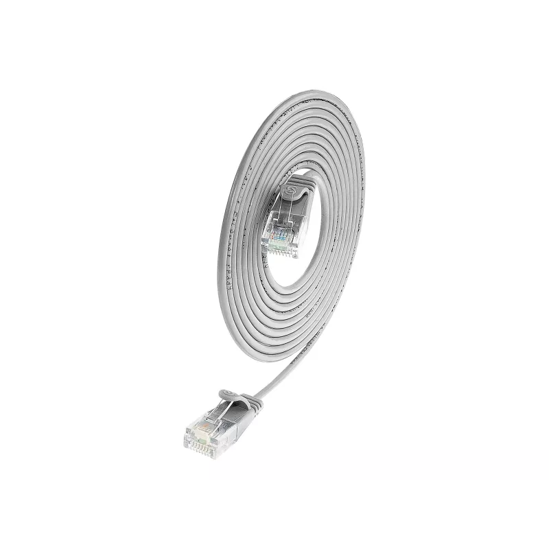 Wirewin SLIM UL6 7,5 m Cavo patch slim Cat.6, U/UTP, grigio (PKW-LIGHT-K6 7.5)