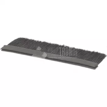 Wirewin pannello a spazzole 1U 19 pollici plastica nero gestione cavi