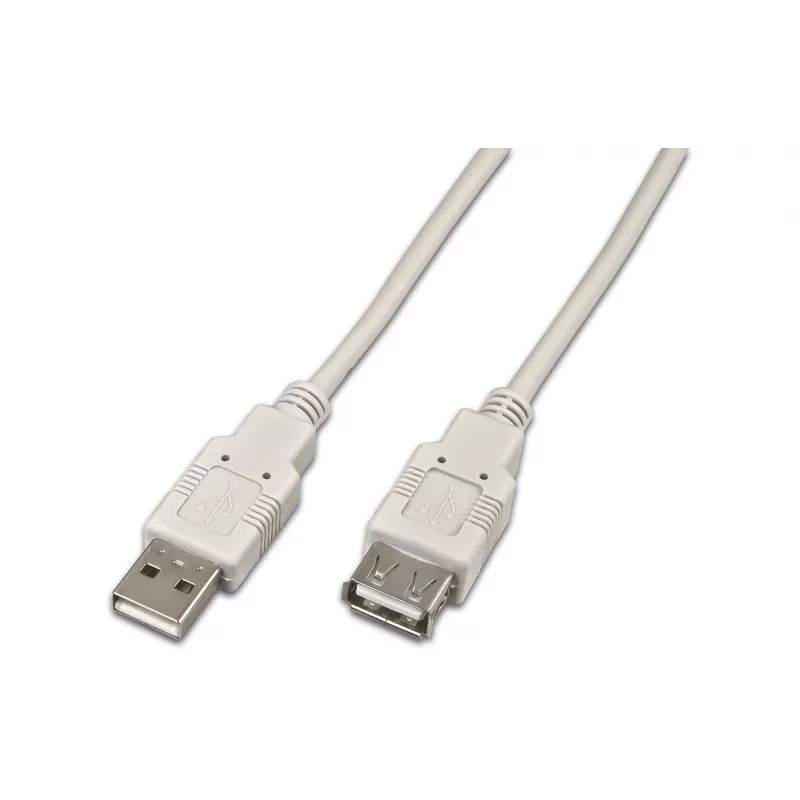 Wirewin USB A-A MF 1.0 GR cavo USB 1 m USB 2.0 grigio