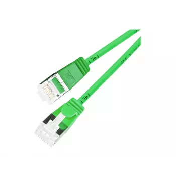 Wirewin PKW-LIGHT-STP-K6A 5.0 GN cavo patch Ethernet Cat 6a U/FTP Slim, verde, 5 m