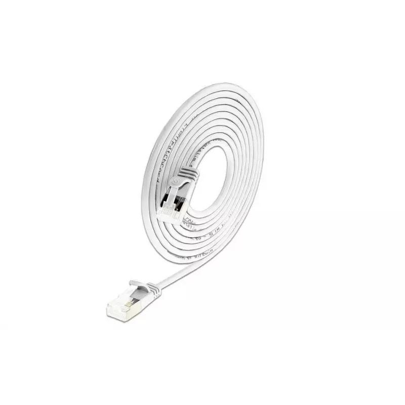 Wirewin cavo patch tondo Slim Cat 6a U/FTP 7 m bianco PKW-LIGHT-STP-K6A 7.0 WS