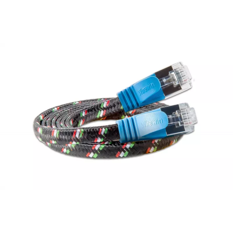 Wirewin SLIM ST6 1 BL - cavo Cat.6 SLIM-Tough, F/FTP, 1,0 m, blu PKW-TOUGH-STP-K6 1.0 BL
