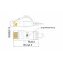 Wirewin PKW-TOUGH-STP-K6 2.0 SLIM Tough STP Cat6 U/FTP Cavo patch, 2 m, grigio