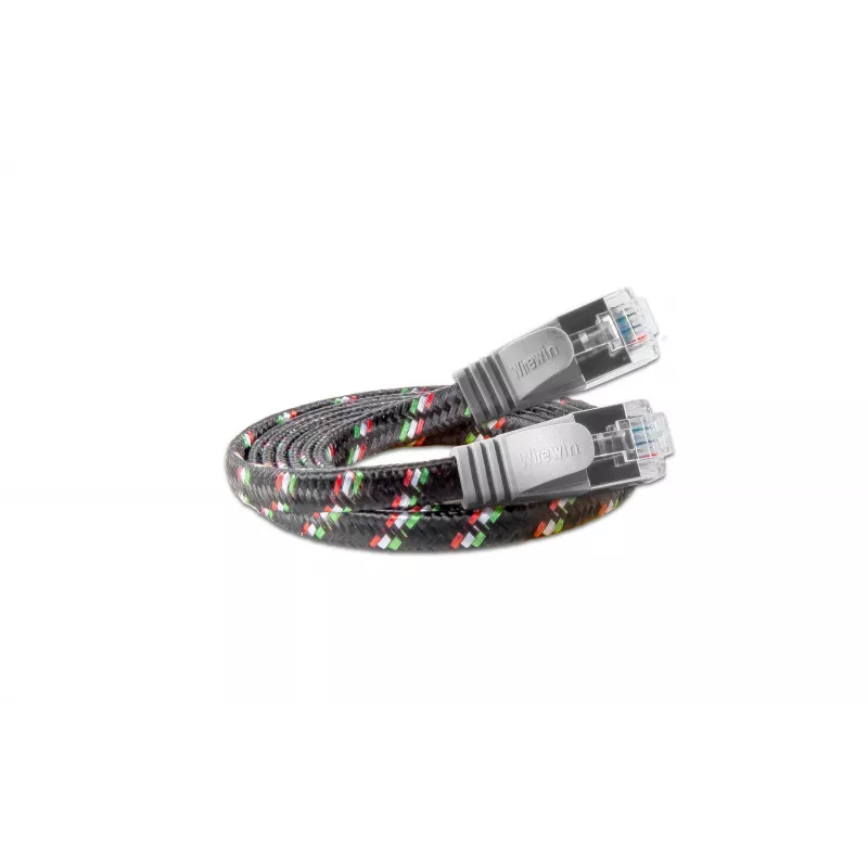 Wirewin PKW-TOUGH-STP-K6 2.0 SLIM Tough STP Cat6 U/FTP Cavo patch, 2 m, grigio
