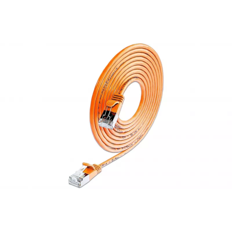 Wirewin SLIM UL6 7,5 m cavo patch Cat.6 Slim-Light U/UTP, arancione PKW-LIGHT-K6 7.5 OR