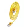 Wirewin SLIM KAT6A cavo patch Light 10 Gigabit, U/UTP, Ø 3,6 mm, giallo, 0,1 m SLIM-L-UU-K6A 0.1 YE