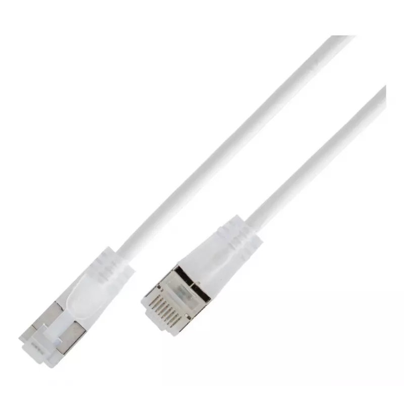 Wirewin SLIM KAT6A cavo patch Light 10 Gigabit tondo, U/UTP, Ø 3,6 mm, bianco (SLIM-L-UU-K6A 0.15 WT)