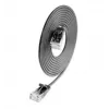 Wirewin SLIM CAT6A 10 Gigabit cavo patch slim, U/UTP, diametro 3,6mm, nero, 1,5m SLIM-L-UU-K6A 1.5 BK