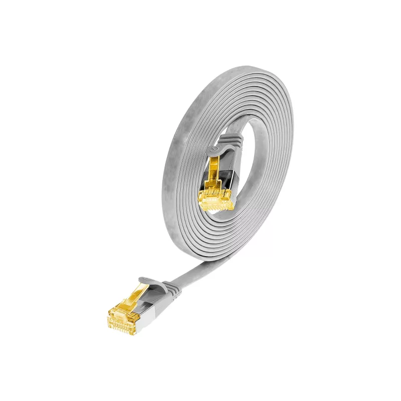 Wirewin Cat6a U/FTP cavo patch slim connettore maschio RJ45 a connettore maschio, 1m, grigio PKW-STP-SLIM-K6A 1.0