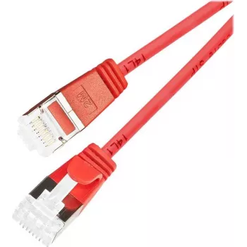 Wirewin cavo patch light tondo U/FTP Cat 6a rosso 2,0m slim flessibile PoE (PKW-LIGHT-STP-K6A 2.0 RT)