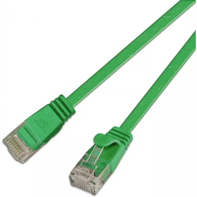 Wirewin Cat.6 U/UTP cavo patch Ethernet slim, 0,15 m, verde PKW-SLIM-KAT6 0.15 GN