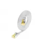 Wirewin Cat6a U/FTP cavo patch slim, 0,1m, bianco, RJ45, 10G, 500MHz PKW-STP-SLIM-K6A 0.1 WS