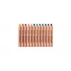 JOLLY Supersoft 3 in 1 matite colorate, colori assortiti, 12 pezzi (5956-0002)