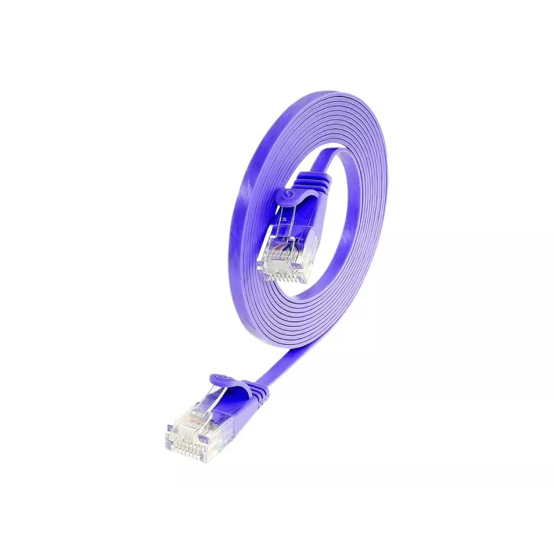 Wirewin Cavo patch Ethernet Slim Cat.6 U/UTP, RJ45, 1,0 m, viola PKW-SLIM-KAT6 1.0 VT