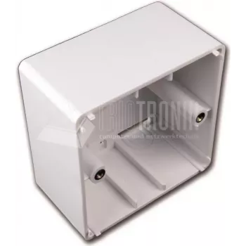 Wirewin Cornice a parete per prese dati, bianco puro RAL 9010 (TKS-APR WS)